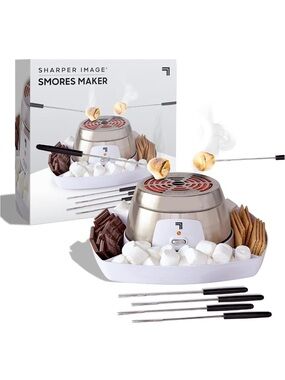 Sharper Image Stainless Steel S'mores Maker - Silver